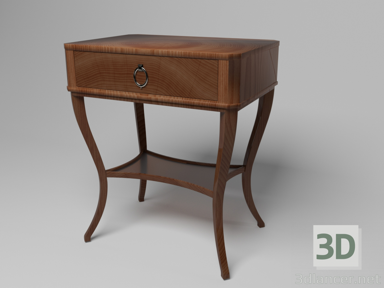 3 डी मॉडल टेबल (लकड़ी) - पूर्वावलोकन