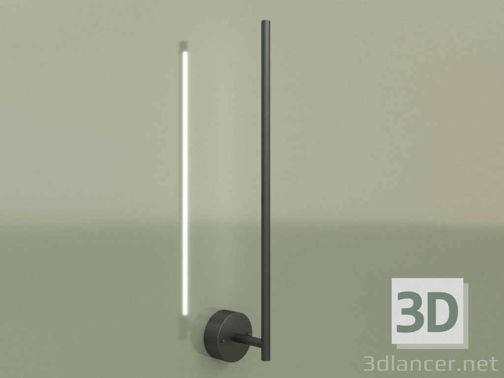 modello 3D Lampada da parete LINE 600 26301-3 (Nero) - anteprima