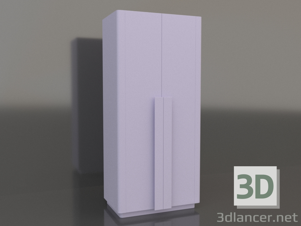 3D modeli Gardırop MW 04 boya (seçenek 3, 1000x650x2200, leylak) - önizleme