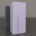 3D modeli Gardırop MW 04 boya (seçenek 3, 1000x650x2200, leylak) - önizleme