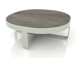 Кавовий столик круглий Ø90 (DEKTON Radium, Cement grey)