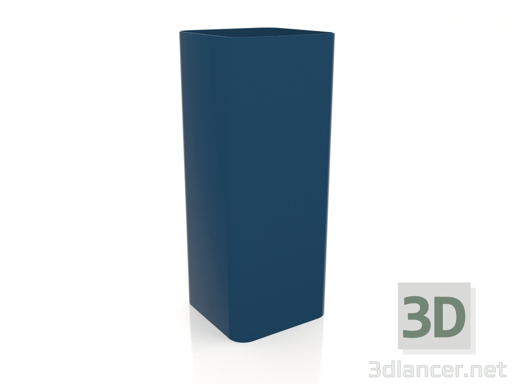 modèle 3D Pot de fleurs 5 (Gris bleu) - preview