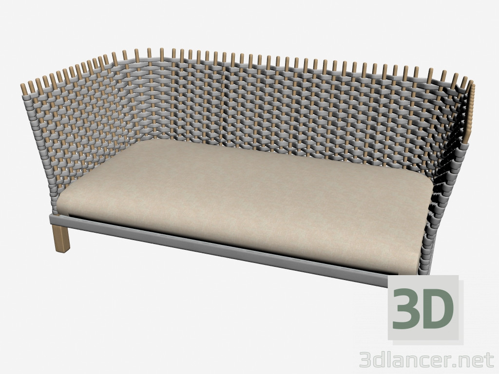 3D modeli Kanepe Wabi (di 190) - önizleme