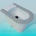 modèle 3D Toilette - preview