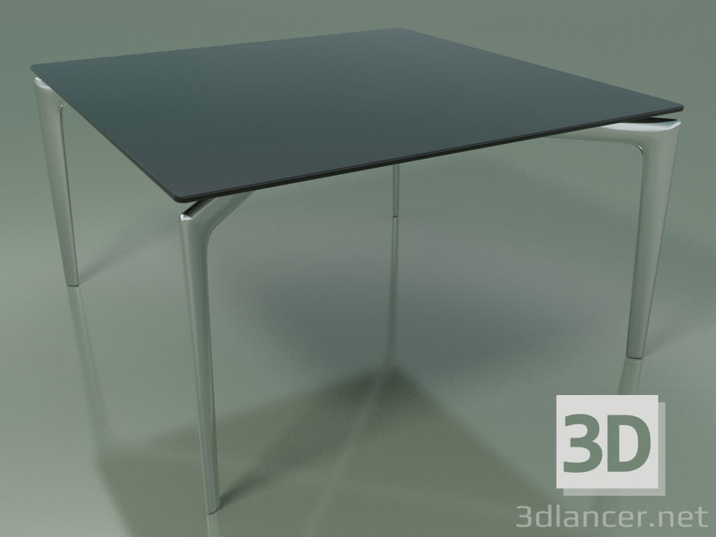 modello 3D Tavolo quadrato 6703 (H 42,5 - 77x77 cm, vetro fumé, LU1) - anteprima