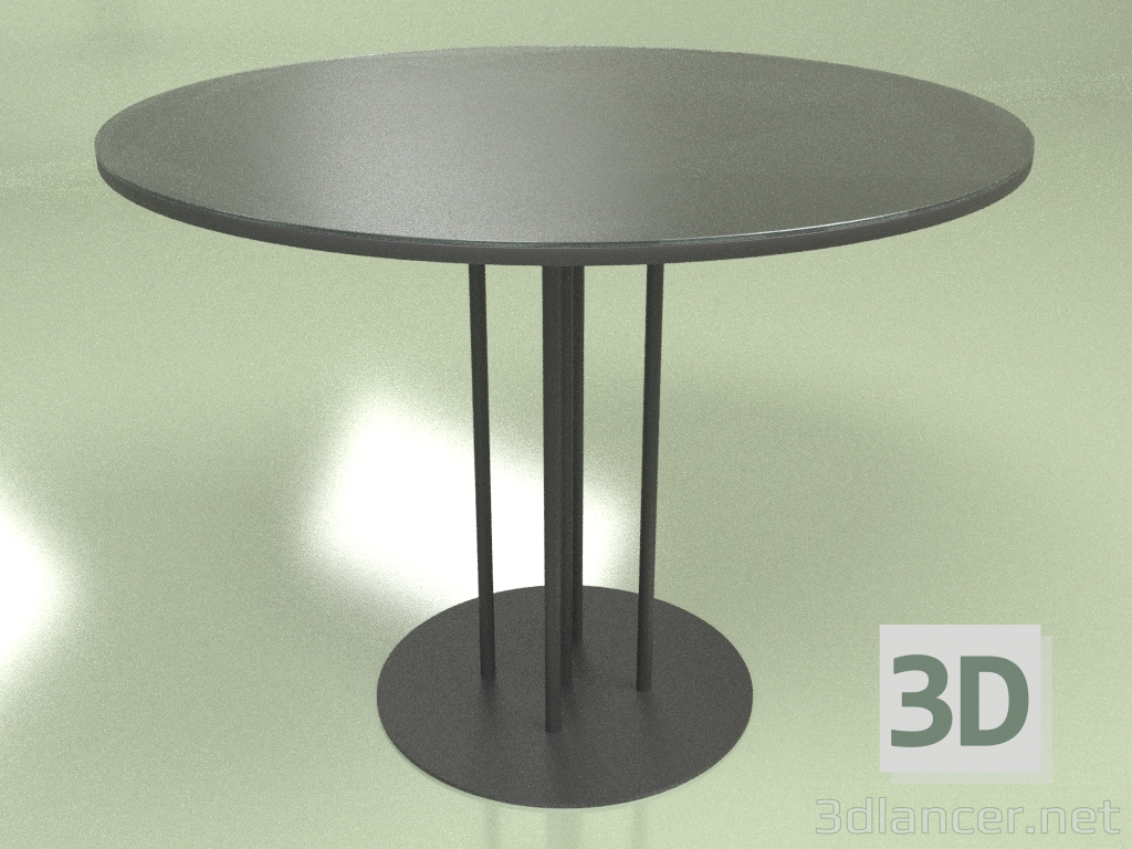 3D Modell Esstisch rund 4P (matt) - Vorschau
