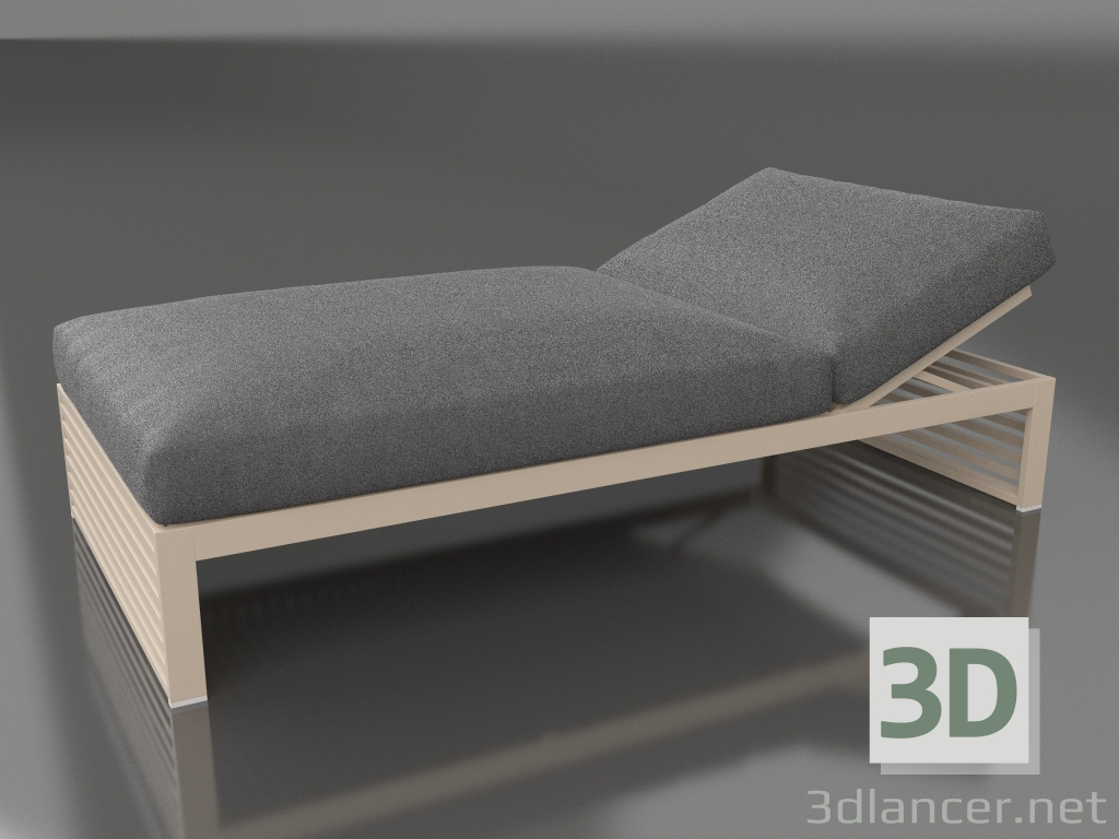 3d модель Кровать для отдыха 100 (Sand) – превью
