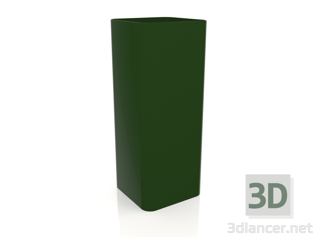 3 डी मॉडल एक पौधे के लिए गमला 5 (बोतल हरा) - पूर्वावलोकन