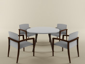 Tisch + Stühle