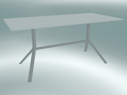Tisch MIURA (9587-01 (80x160cm), H 73cm, weiß, weiß)