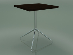 Table carrée 5753 (H 74,5 - 60x60 cm, Wengé, LU1)