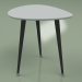 3d модель Приставной столик Капля (светло-серый) – превью