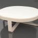 3d модель Кофейный столик круглый Ø90 (DEKTON Zenith, Sand) – превью
