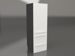 Cabinet and two drawers 60 cm (white)
