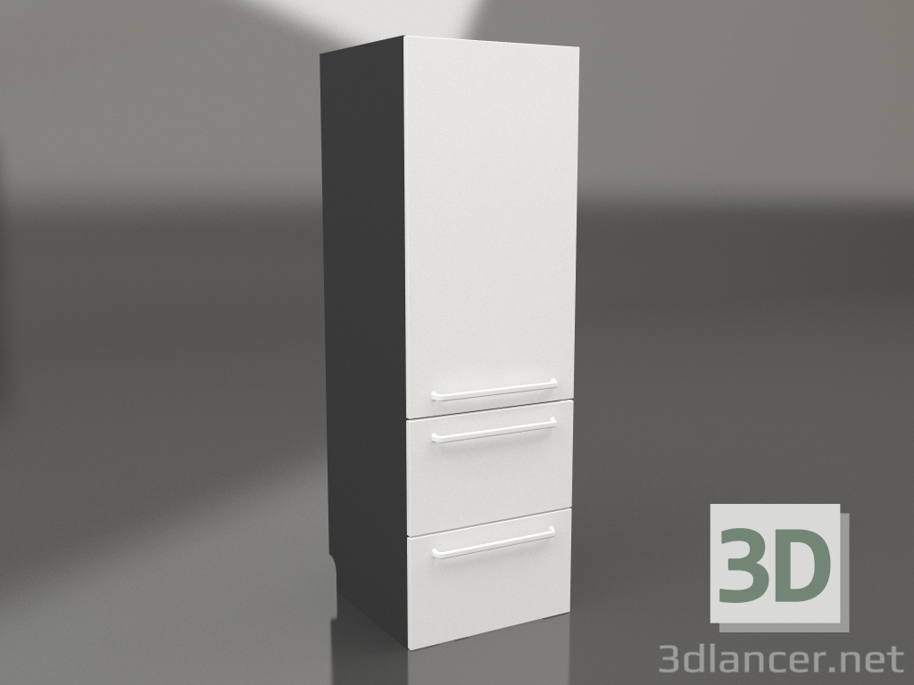 3 डी मॉडल कैबिनेट और दो दराज 60 सेमी (सफ़ेद) - पूर्वावलोकन