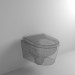 3D Modell Hängende WC-bidet - Vorschau