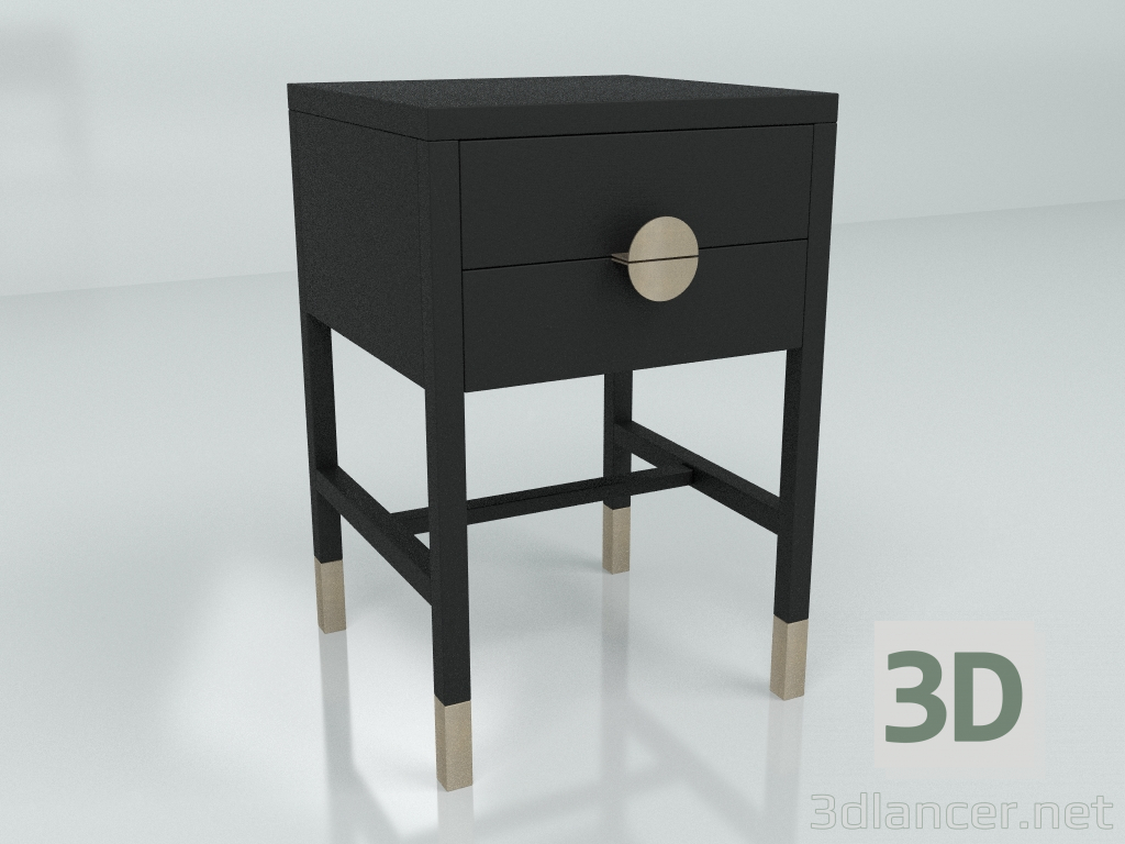 modèle 3D Table de chevet T014 - preview