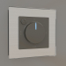 3d model Electromechanical thermostat for underfloor heating (gray-brown) - preview