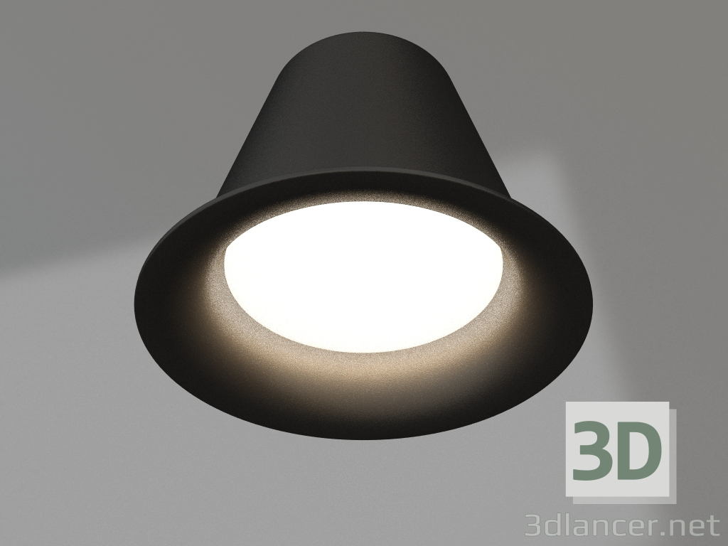 3D Modell Lampe MS-BLIZZARD-BUILT-R90-6W Day4000 (BK, 100 Grad, 230V) - Vorschau