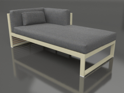 Modular sofa, section 2 right (Gold)