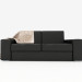 3d Шкіряний диван модель купити - зображення