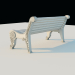 Sitzbank 3D-Modell kaufen - Rendern