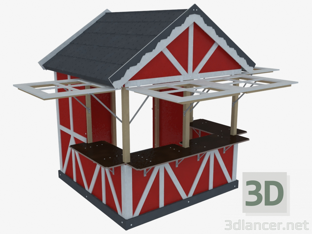 modello 3D House - anteprima