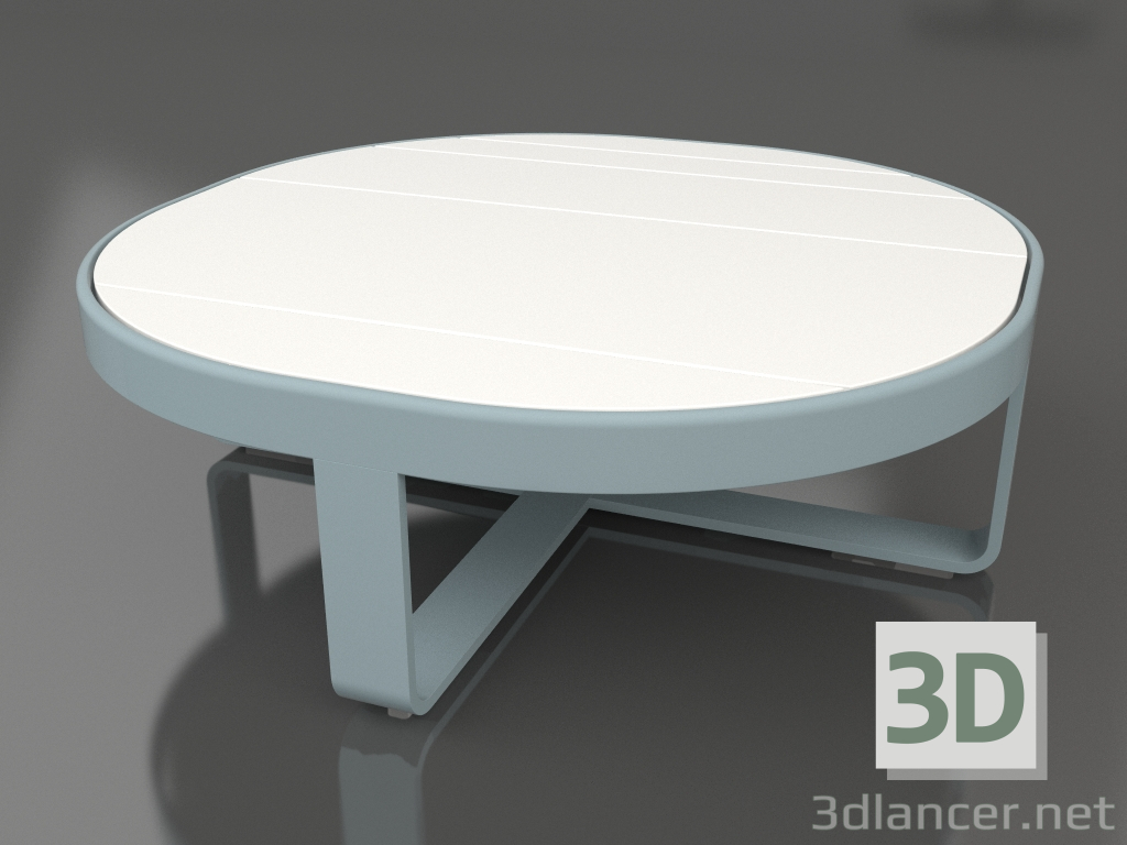 3d модель Кофейный круглый столик Ø90 (DEKTON Zenith, Blue grey) – превью