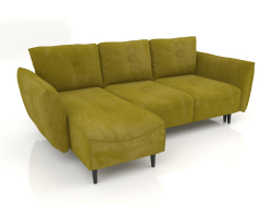 Lyukke corner 3-seater folding sofa