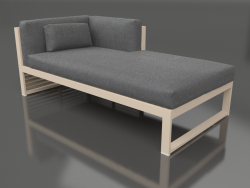 Modular sofa, section 2 right (Sand)