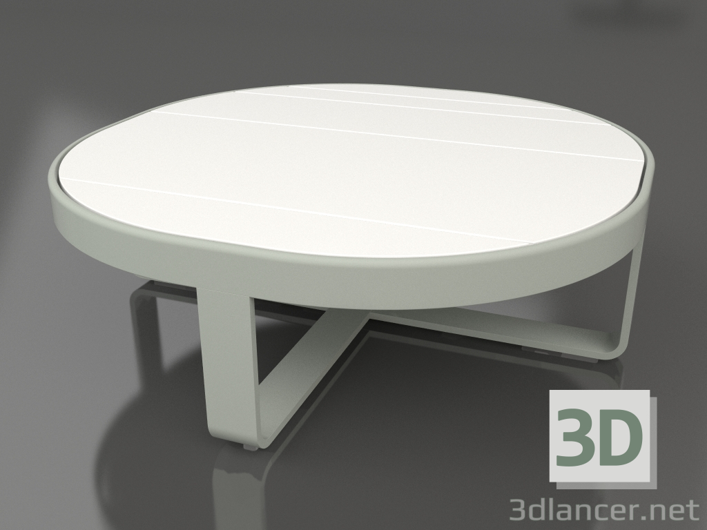 3d модель Кавовий столик круглий Ø90 (DEKTON Zenith, Cement grey) – превью