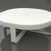 3d модель Кофейный столик круглый Ø90 (DEKTON Zenith, Cement grey) – превью