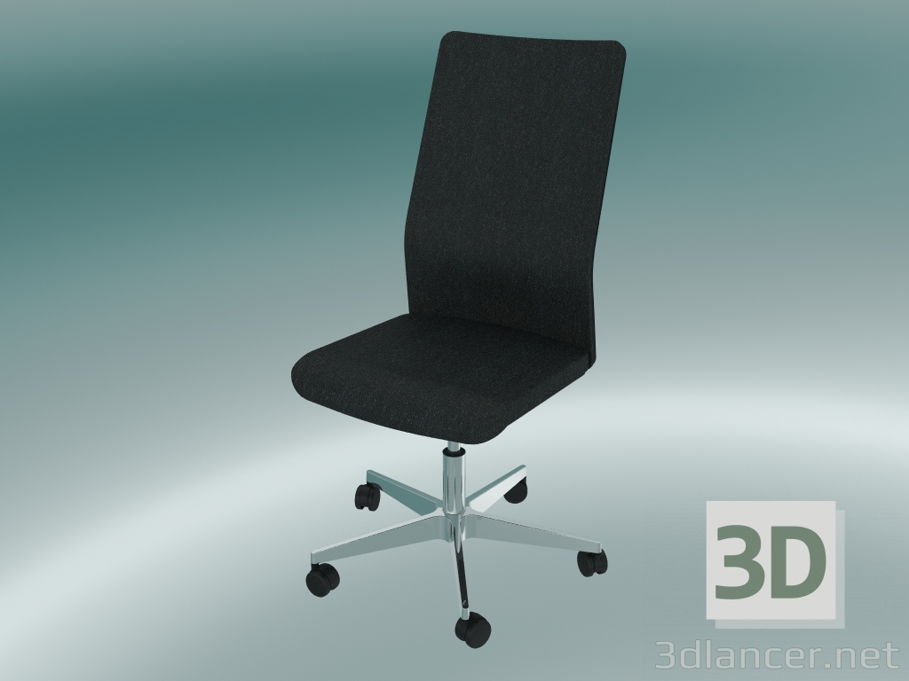 3d model High back five-wheel chair - preview