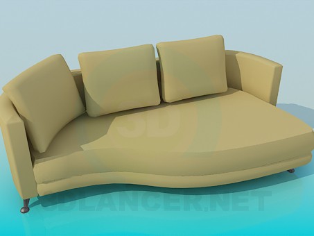 3d model Sofá del sofá - vista previa