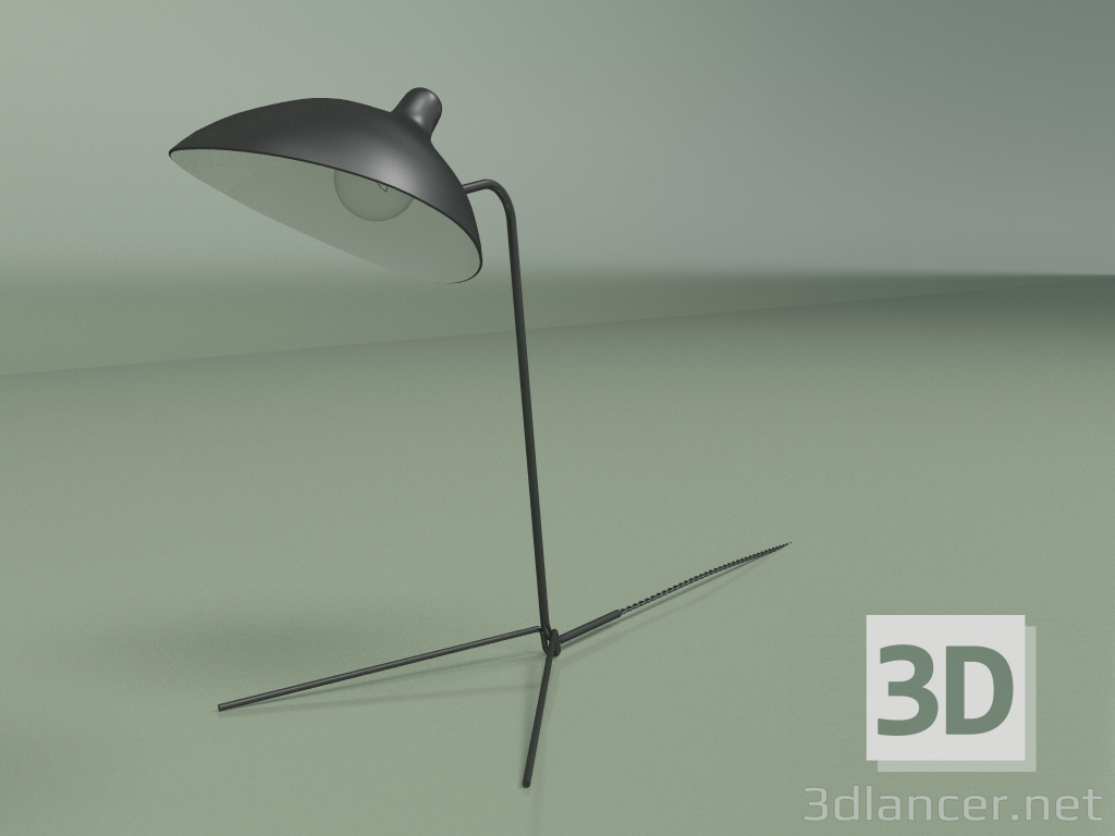 3d model Table lamp Casquette (black) - preview