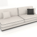 3D Modell Modulares Sofa (ST759) - Vorschau