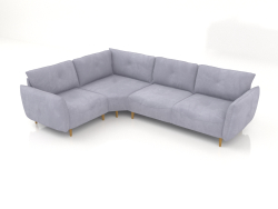 Lyukke 4-seater corner sofa