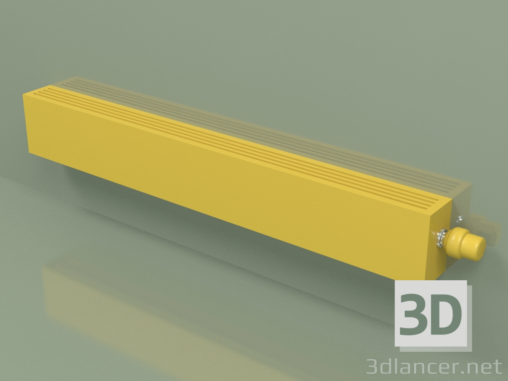 3D modeli Konvektör - Aura Slim Basic (140x1000x80, RAL 1012) - önizleme