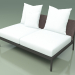 3d model Central sofa module 006 (Metal Smoke, Batyline Brown) - preview