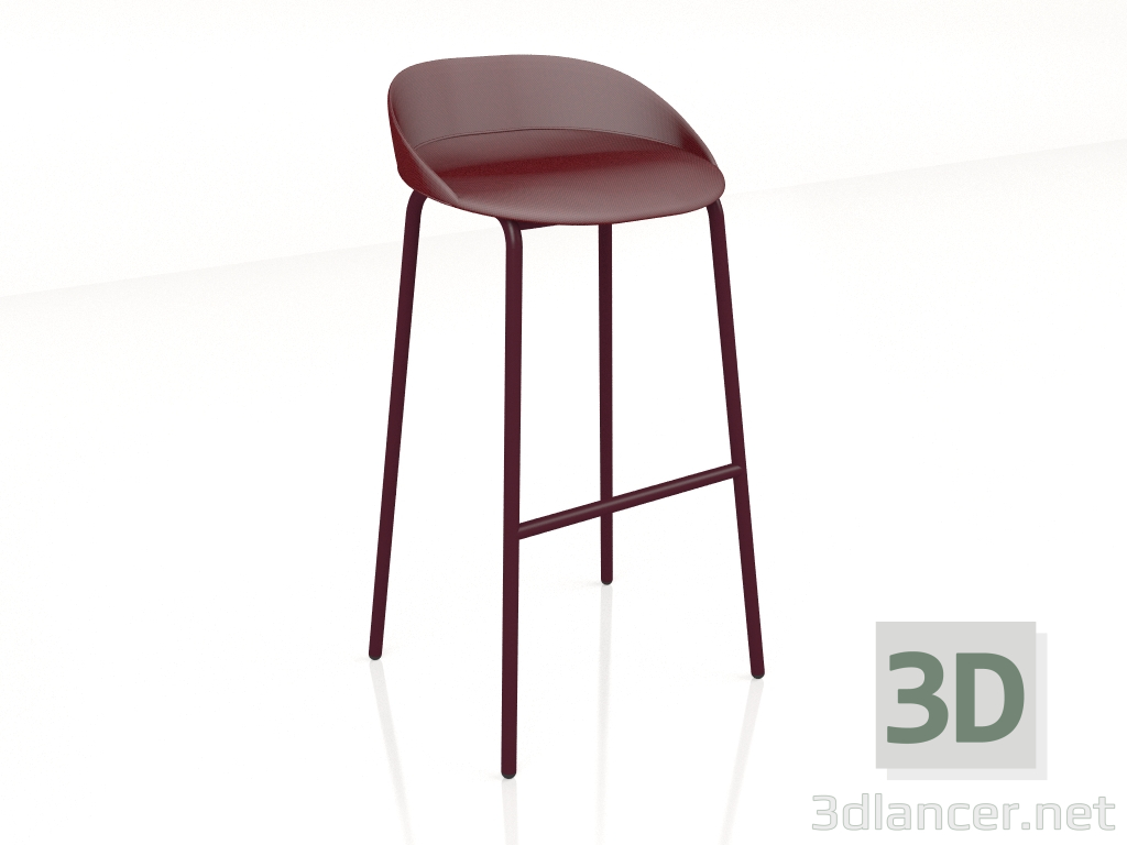 3d model Bar stool Team TE01HF - preview