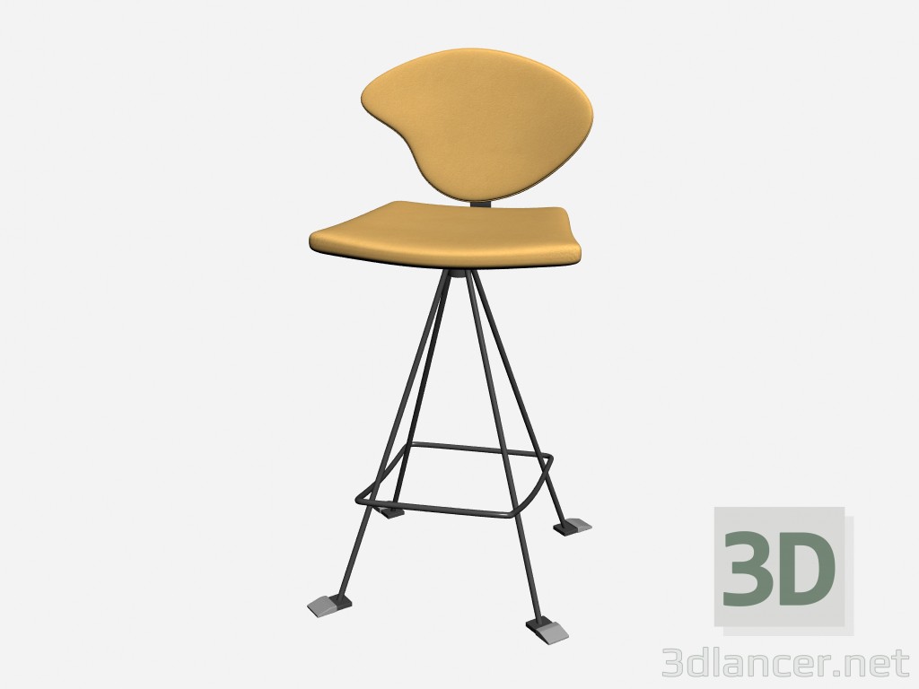 modello 3D Sedia Bar eva 1 - anteprima