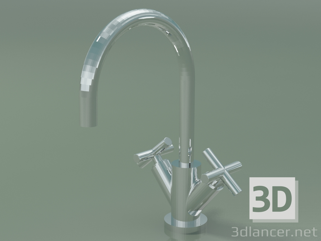3d model Mixer with two handles (22 513 892-000010) - preview
