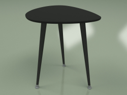 Приставной столик Капля (черный)