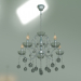 3d model Suspended chandelier Brezza 10107-5 (chrome smoked crystal) - preview