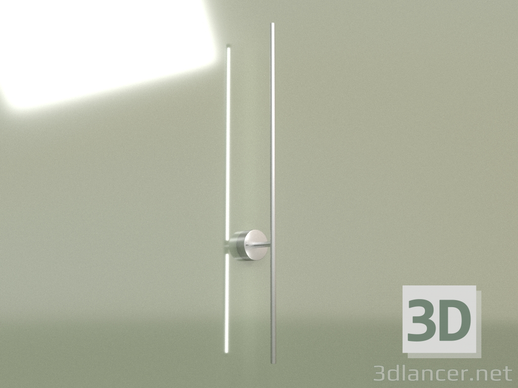 3D modeli Duvar lambası LINE 1000 26308-2 (Gümüş) - önizleme