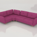 modello 3D Lyukke Relax divano ad angolo 5 posti - anteprima