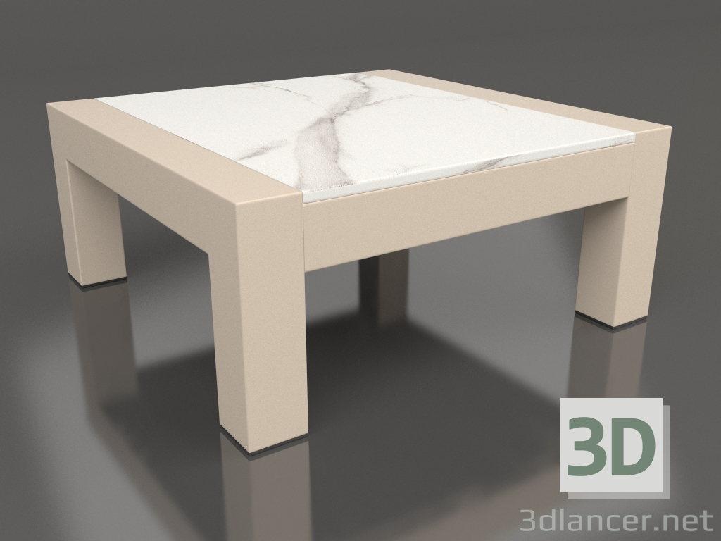 3D Modell Beistelltisch (Sand, DEKTON Aura) - Vorschau