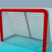 3d model Puerta de hockey - vista previa
