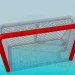 3d model Puerta de hockey - vista previa