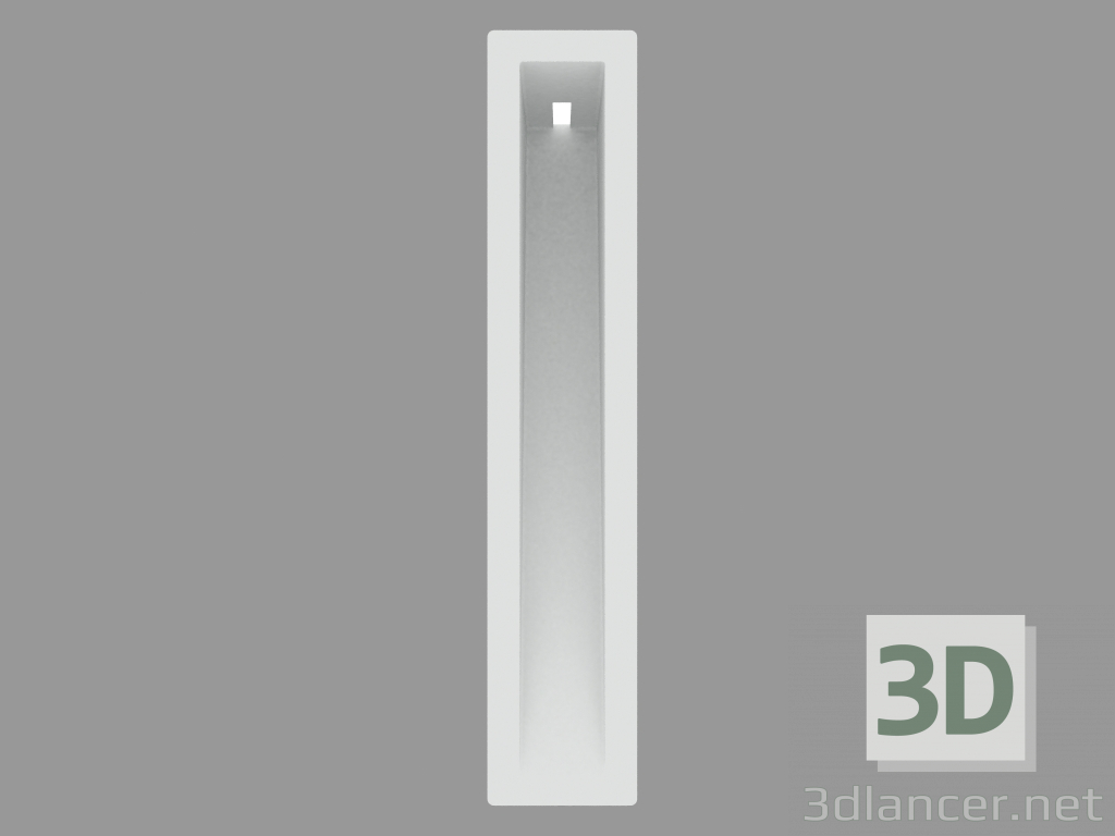 modello 3D La lampada integrata nel muro MICROBLINKER (S6060W) - anteprima